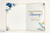 Mummy Birthday Card Blue Cocktail Glass Splash and Flowers