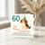 Funny 60th Birthday Card - Dog in Party Hat with Confetti - “60... the age of confusion” Humorous Beagle Design for Milestone Sixtieth - For Him or Her