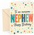 Nephew Birthday Card Colourful Stars and Confetti Typography