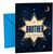 Brother Birthday Card Starburst Night Sky with Moon and Stars