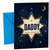 Daddy Birthday Card Night Sky Starburst and Moon Typography