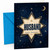 Husband Birthday Card Starburst Night Sky with Moon and Stars