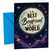 Boyfriend Birthday Card Moon & Stars Night Sky Love Hearts