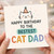 Birthday Card for Cat Dad - Happy Birthday to the Bestest Cat Dad, Cute with Party Hat and Confetti