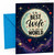 Wife Birthday Card Moon and Stars Night Sky Best Wife