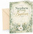 Nephew Birthday Card Baptism Day Cross and Doves Floral