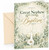 Great Nephew Birthday Card White Dove and Cross Floral Greenery