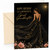 Great Granddaughter Birthday Card Glam Lady in Black Gown