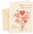 Mother-in-Law & Father-in-Law Anniversary Card Heart Bouquet