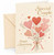 Special Couple Anniversary Card Heart Bouquet Illustration