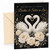 Brother & Sister-in-Law Anniversary Card Swans Heart Flowers