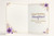Daughter Birthday Card Purple Cocktail Martini Glass & Flowers