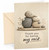 Thank You Card 'My Rock' Cute Pebble Stone Couple