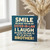 Funny Sister-in-Law Birthday Card - Smile Because You're My Sister-in-Law, I Laugh Because You Have to Put Up with My Brother - Bold Typographic Humour
