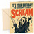 Funny Birthday Card Scream Horror Ghostface Knife