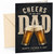 Dad Father's Day Card Cheers to the Best Dad Beer Glasses