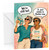 Funny Birthday Card Still Hot Ladies with Fan Illustration