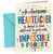 Headteacher Thank You Card Colourful Typography and Stars