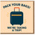 Pack Your Bags We're Taking a Trip Card - Surprise Holiday Reveal, Travel Suitcase Design for Partner, Husband, Wife, Boyfriend or Girlfriend