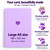 Custom Personalised Christmas Hearts Card for Names
