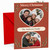 Custom Personalised Christmas Hearts Card for Names