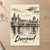 Liverpool, England travel poster full-bleed print styled in Unframed sheet - corrected A-series; frame and props not included