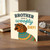 Brother Birthday Card - Funny Dachshund Dog with Glasses and Colourful Jumper - 'BROTHER HAVE A woofdy DAY!' - Cute Dog Lover Humour for Brother
