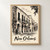New Orleans, United States travel poster full-bleed print styled in Front oak frame - corrected opening; frame and props not included