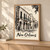 New Orleans, United States travel poster full-bleed print styled in Light oak-console; frame and props not included