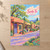 Santa Fe, United States travel poster full-bleed print styled in Unframed sheet - corrected A-series; frame and props not included