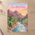 Zion National Park, United States travel poster full-bleed print styled in Unframed sheet - corrected A-series; frame and props not included