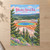 Yellowstone National Park, United States travel poster full-bleed print styled in Unframed sheet - corrected A-series; frame and props not included