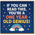Funny 1st Birthday Card - If You Can Read This You're a One Year Old Genius - Rainbow and Stars Design for Baby Boy or Girl