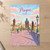 Prague, Czechia travel poster full-bleed print styled in Unframed sheet - corrected A-series; frame and props not included