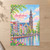 Amsterdam, Netherlands travel poster full-bleed print styled in Unframed sheet - corrected A-series; frame and props not included