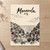 Manarola, Italy travel poster full-bleed print styled in Unframed sheet - corrected A-series; frame and props not included