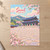 Seoul, South Korea travel poster full-bleed print styled in Unframed sheet - corrected A-series; frame and props not included