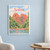 Sedona Cathedral Rock from Red Rock Crossing full-bleed print styled in White frame / blue sitting room; frame and props not included