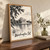 Jefferson Memorial across the Tidal Basin full-bleed print styled in Original angled oak-console; frame and props not included