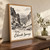 Garden of the Gods Gateway Rocks full-bleed print styled in Original angled oak-console; frame and props not included