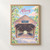 Albany Covered Bridge full-bleed print styled in Front oak frame - corrected opening; frame and props not included