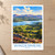 Windermere from Orrest Head bordered print styled in Unframed sheet - corrected A-series; frame and props not included