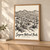 Saguaro National Park cactus forest full-bleed print styled in Light oak-console; frame and props not included