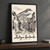 Antigua Santa Catalina Arch full-bleed print styled in Black frame / charcoal wall; frame and props not included