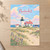Nantucket Brant Point Lighthouse full-bleed print styled in Unframed sheet - corrected A-series; frame and props not included