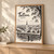 Tallinn old town from Kohtuotsa full-bleed print styled in Light oak-console; frame and props not included