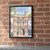 Canterbury Cathedral Christ Church Gate full-bleed print styled in Black frame / exposed brick; frame and props not included