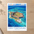 Dry Tortugas Fort Jefferson bordered print styled in Unframed sheet - corrected A-series; frame and props not included
