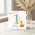 1st Birthday Card - Cute Fox with Party Hat, Bunting and Stars - '1 Today Happy Birthday' Pastel Illustration for Baby Boy or Girl