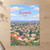 Kampala city view full-bleed print styled in Unframed sheet - corrected A-series; frame and props not included